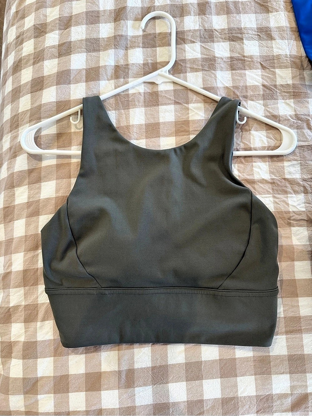 lululemon Women's Sports Bra in Gray Sage Size 8